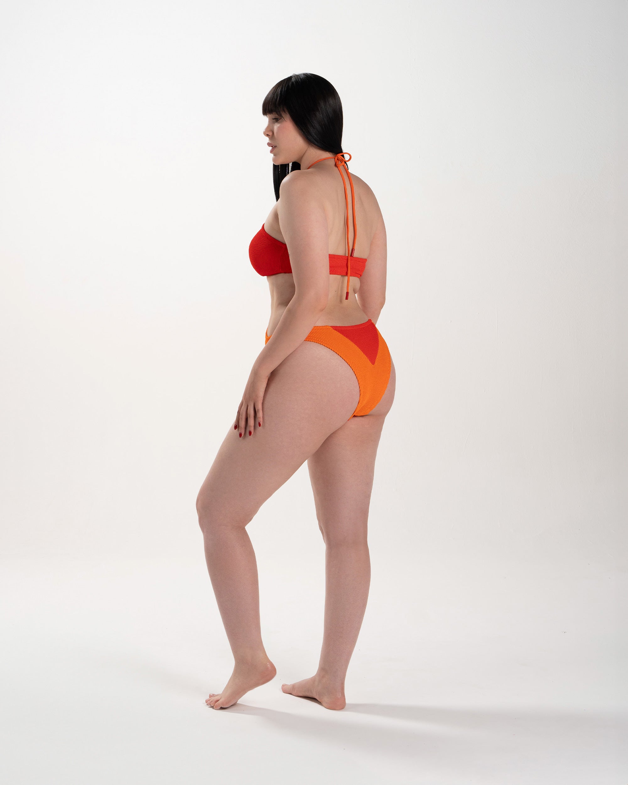 igloo trikini — Color sunrise (red and orange)