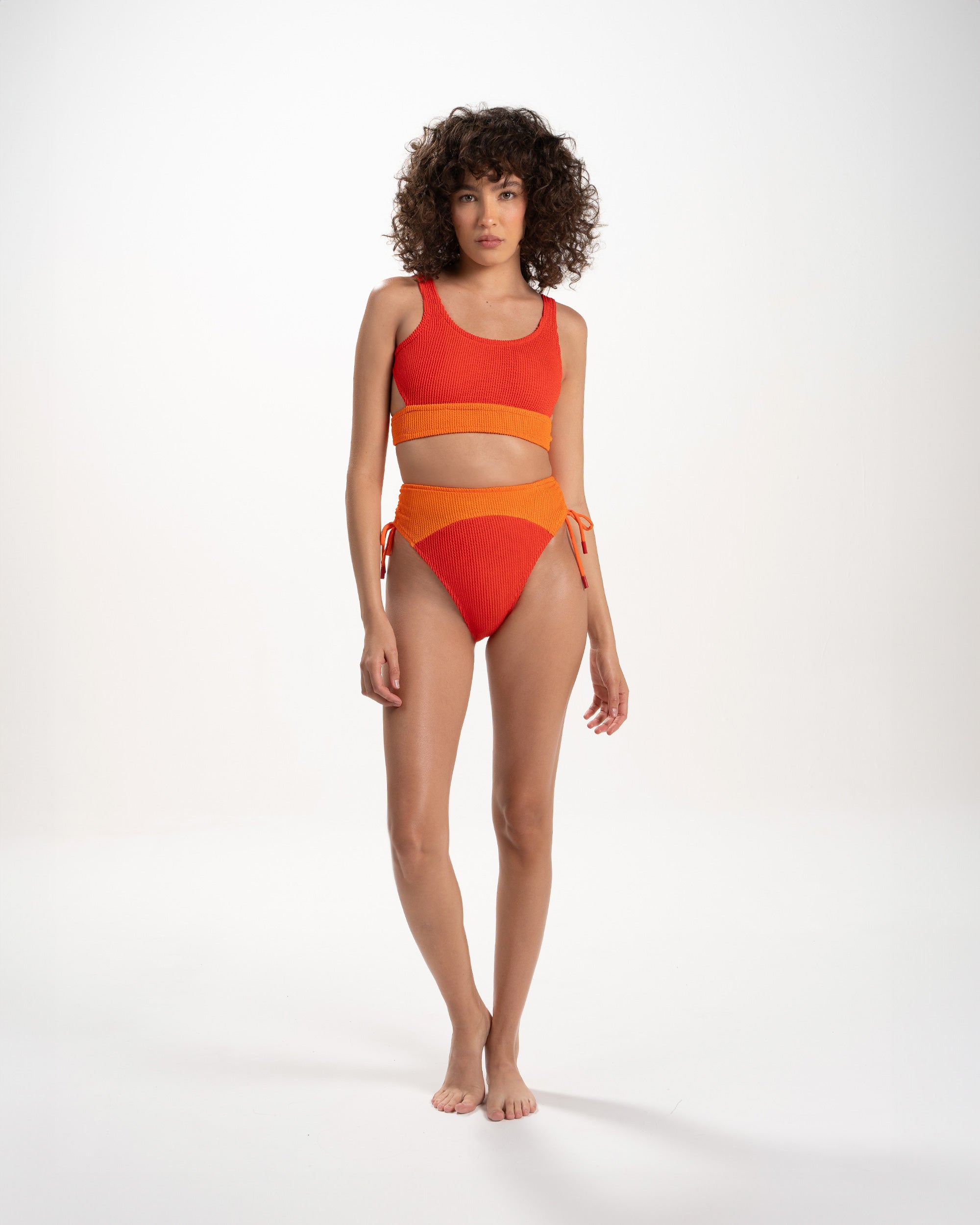 yurta bikini — Color sunrise (red and orange)