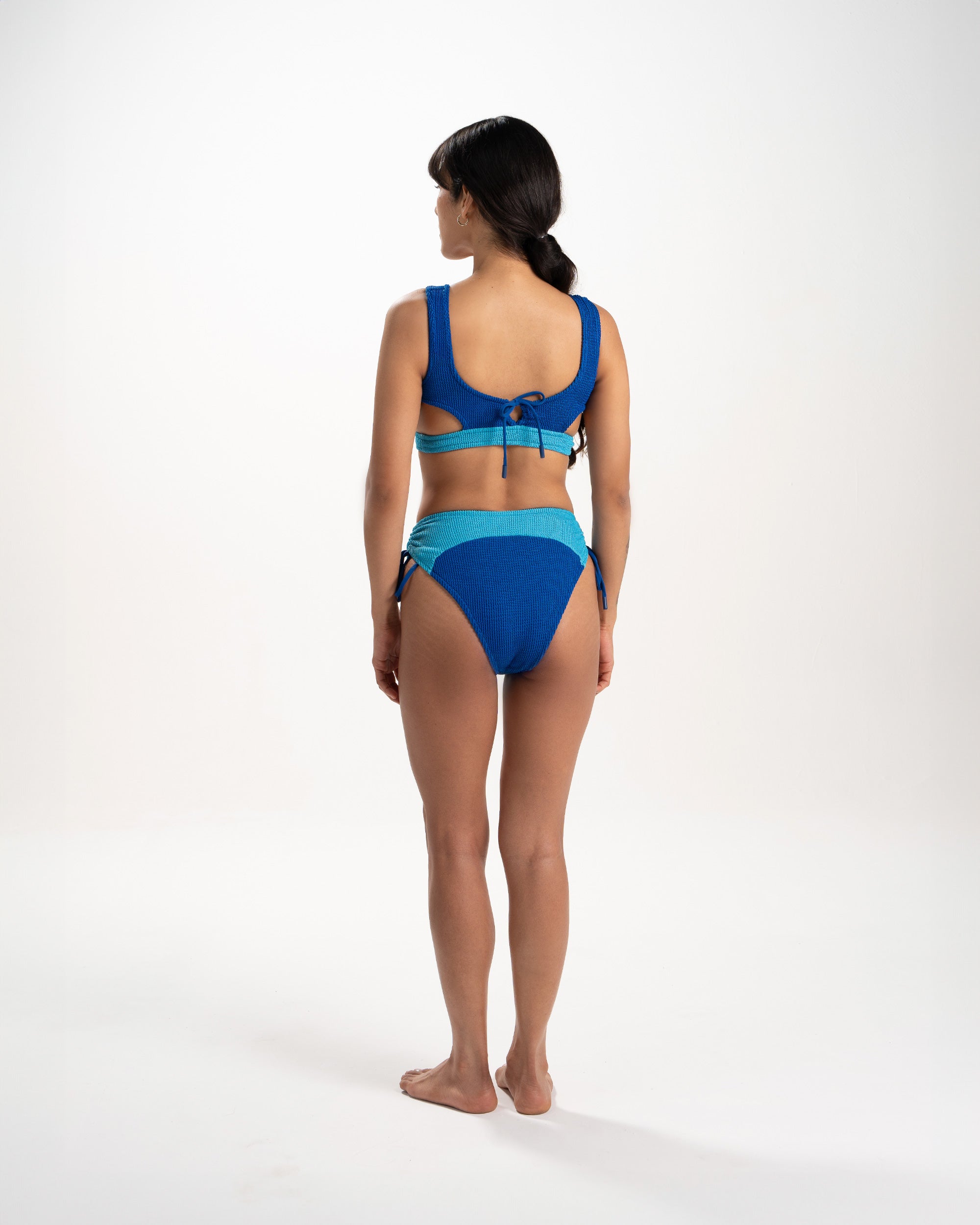 yurta bikini — Color sunset (light and royal blue)